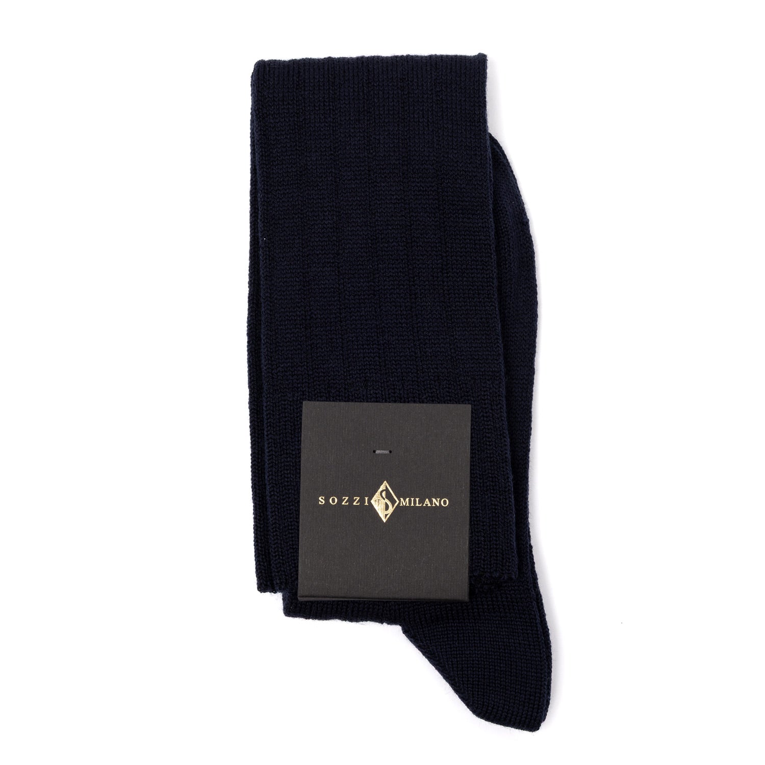 Knee Sock "Wide Rib" made from Lambswool
